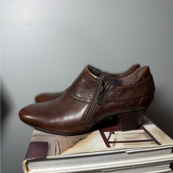 Born Shoes - Born Brown Size 8 Leather Ankle Boots